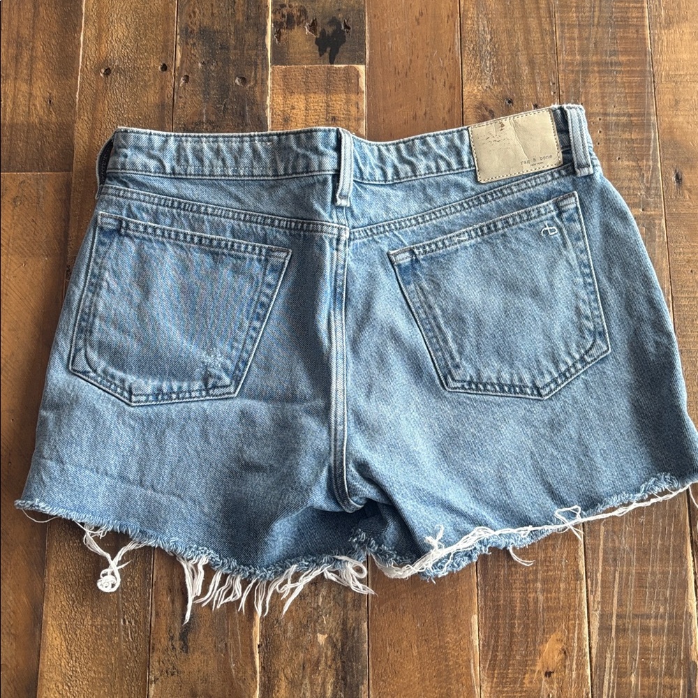 rag & bone Light Blue Denim Jean Shorts - Picture 3 of 3
